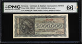 Greece 5000000 Drachmai 1944 P 128 b Gem UNC PMG 66 EPQ