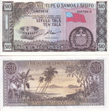 Samoa 10 Tala ND 1967 P 18 DRP Reprint P 18 UNC