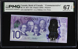 Canada 10 Dollars 2017 P 112 ENDING 7777 Commemorative Superb Gem UNC PMG 67 EPQ