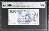 Italy 10000 Lire 1984 P 112 c Fazio & Speziali Gem UNC PMG 66 EPQ