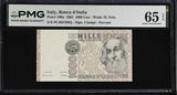 Italy 1000 Lire 1982 P 109 a Gem UNC PMG 65 EPQ
