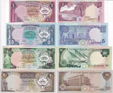 Kuwait Set 4 UNC 1 5 10 20 Dinars 1980 - 1991 P 13 14 15 16 UNC