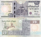 Egypt 20 Pounds 2022 P 74 f UNC