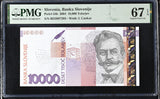 Slovenia 10000 Tolajev 2004 P 34 b Superb Gem UNC PMG 67 EPQ
