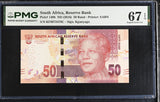 South Africa 50 Rand ND 2016 P 140 b Superb Gem UNC PMG 67 EPQ