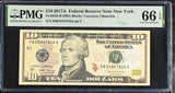 United States 10 Dollars USA 2017A P 545B B New York Gem UNC PMG 66 EPQ