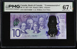 Canada 10 Dollars 2017 P 112 Ending 6666 Commemorative Superb Gem UNC PMG 67 EPQ
