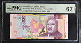 Bahamas 20 Dollars 2018 P 80 a Superb Gem UNC PMG 67 EPQ