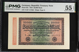 Germany 20000 Mark 1923 P 85 c About UNC PMG 55 EPQ
