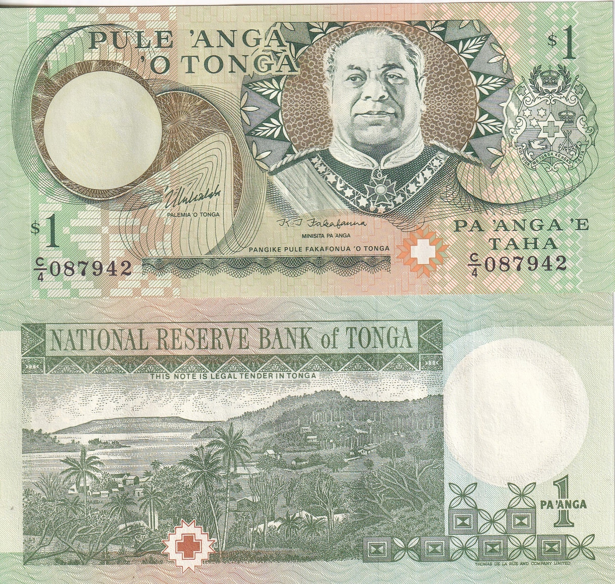 Tonga 1 Pa'anga 1995 P 31 c UNC
