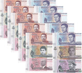 Cambodia Set 6 x Lot 5= 30 UNC 100 200 500 - 5000 Riels Random Year P 65 66 - 68