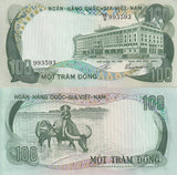 South Vietnam 100 DONG ND 1972 P 31 UNC