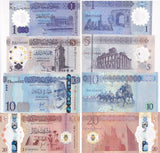 Libya Set 4 Pcs 1 5 10 20 Dinar 2019 2025 P 85 P NEW Polymer UNC