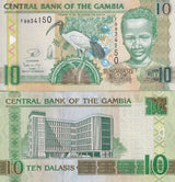 Gambia 10 Dalasis ND 2006 (2013) P 26 c UNC