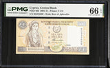 Cyprus 1 Pound 2004 P 60 d Gem UNC PMG 66 EPQ PNB