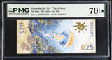 Test Note 025 Jellyfish Russia Goznak 2025 Superb Gem UNC PMG 70 EPQ Extra Star