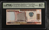 Mozambique 50000 Meticais 1993 P 138 RADAR Superb Gem UNC PMG 67 EPQ