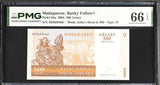 Madagascar 500 Ariary 2004 P 88 a Gem UNC PMG 66 EPQ