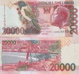 Saint Thomas & Prince 20000 Dobras 2013 P 67 e Sao Tome UNC