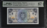 Western Samoa 2 Tala ND 2020 P 17crp Reprint Superb Gem UNC PMG 67 EPQ
