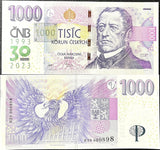 Czech Republic 1000 Korun 2023 Commemorative 30th P 31 UNC