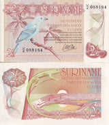 Suriname 2 1/2 Gulden 1985 P 119 UNC
