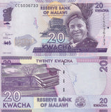 Malawi 20 Kwacha 2020 P 63 UNC