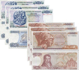 Greece Set 2 x Lot 3 = 6 UNC 50 100 Drachmai 1978 P 199 P 200