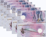 Maldives 20 Rufiyaa 2020 P 27 b Polymer UNC LOT 5 PCS