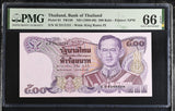 Thailand 500 Baht ND 1988-1996 P 91 Sign 60 Nice 5212121 Gem UNC PMG 66 EPQ