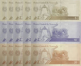 Venezuela SET 3 UNC 5 10 20 Digitales 2021 P 115 116 117 LOT 5 Sets = 15 Pcs