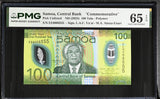 Samoa 100 Tala ND 2025 Polymer # 0006555 Commemorative Gem UNC PMG 65 EPQ