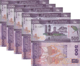 Sri Lanka 500 Rupees 2024 issue 2026 P 126 NEW Date & Sign AUnc LOT 5 PCS AU