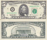 United States 5 Dollars USA 1995 P 498 New York NY "B" UNC