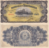 Paraguay 100 Pesos L. 26-12-1907 P 159 UNC