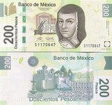 Mexico 200 Pesos 2013 P 125 an UNC