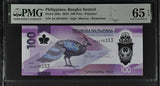 Philippines 100 Pesos 2024 P 250 a Polymer Gem UNC PMG 65 EPQ