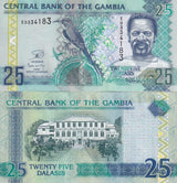 Gambia 25 Dalasis ND 2006 (2013) P 27 c UNC
