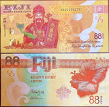 Fiji 88 Cents ND 2022 God of Wealth Commemorative P 123 UNC