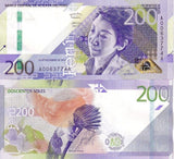 Peru 200 Soles 2021 P 200 Gallito De las Rocas Bird UNC ,Flor Bella Abanquina