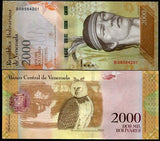 Venezuela 2000 Bolivares 2016 P 96 UNC, American harpy eagle