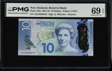 New Zealand 10 Dollars 2015 Polymer P 192 a Superb Gem UNC PMG 69 EPQ