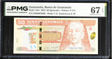 Guatemala 50 Quetzal 2018 P 125 c Superb Gem UNC PMG 67 EPQ