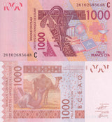 WAS Burkina Faso 1000 Francs 2026 P 315C New Camels UNC, West african States