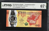 Fiji 100 Cents ND 2023 Dragon Comm. P 124 a Superb Gem UNC PMG 67 EPQ