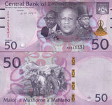 Lesotho 50 Maloti 2025 P New Hybrid UNC