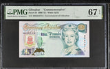 Gibraltar 5 Pounds 2000 P 29 Commemorative Superb Gem UNC PMG 67 EPQ