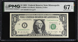 United States 1 Dollar Usa 2021 P 549 I Minneapolis Superb Gem UNC PMG 67 EPQ