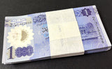 Libya 1 Dinar 2019 P 85 Polymer UNC LOT 100 PCS Refinery Tripolis