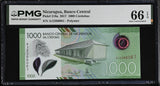 Nicaragua 1000 Cordobas 2017 P 218 a Polymer Gem UNC PMG 66 EPQ